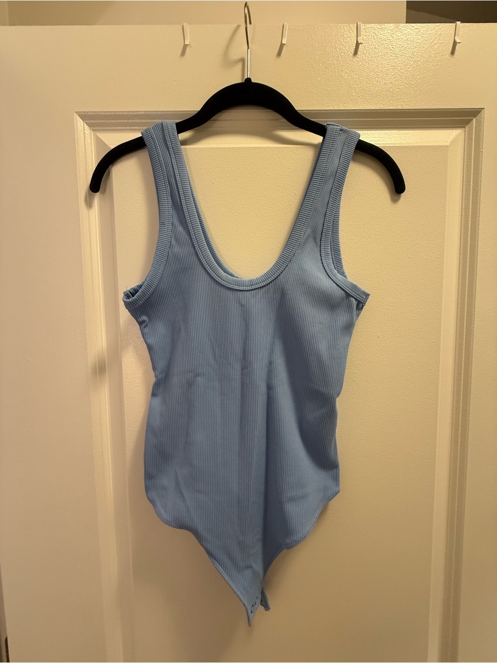 Abercrombie Blue Ribbed Bodysuit